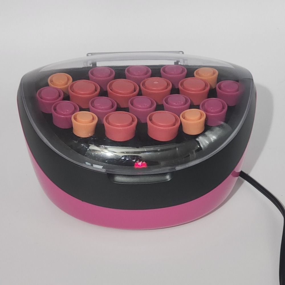 Remington Ionic Conditioning Hot Rollers 20 Velvet Rollers H-5600 No Clips Works - Picture 6 of 12